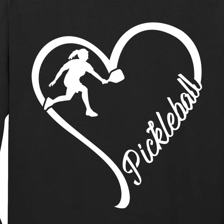 PICKLEBALL HEART Tall Long Sleeve T-Shirt