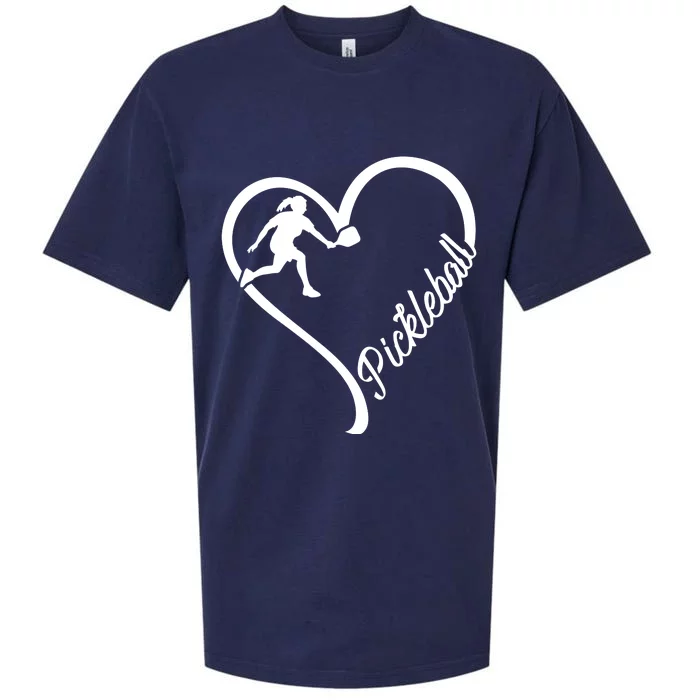 PICKLEBALL HEART Sueded Cloud Jersey T-Shirt