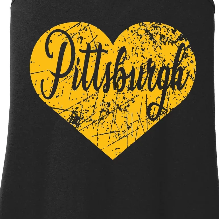 Pittsburgh Heart Ladies Essential Tank