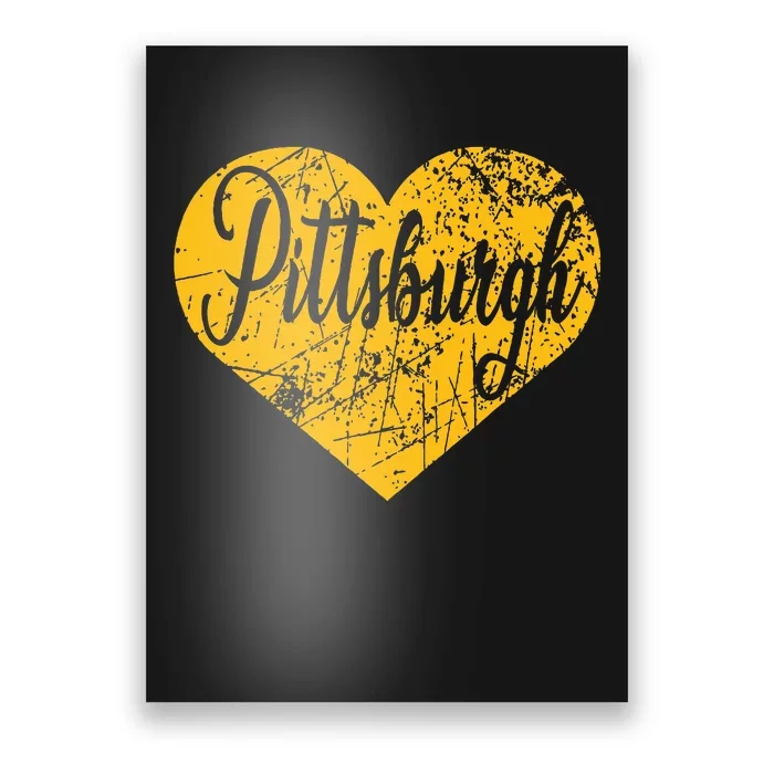 Pittsburgh Heart Poster