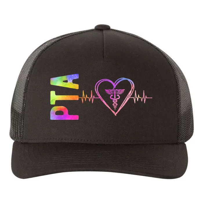 PTA Heartbeat Physical Therapy Assistant Yupoong Adult 5-Panel Trucker Hat