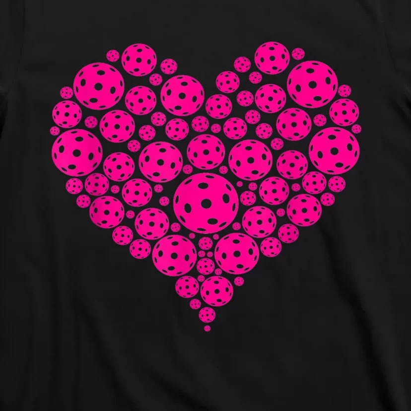 Pickleball Heart Pickleball Game Marker Players T-Shirt