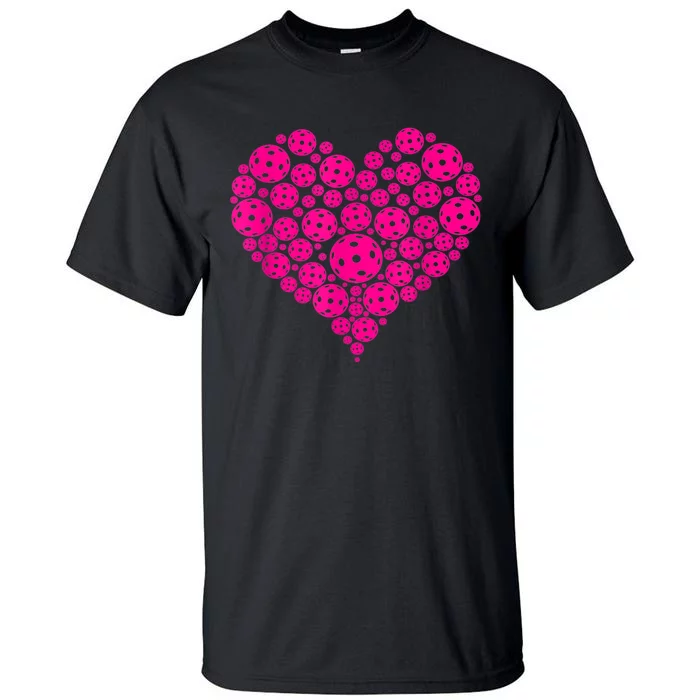 Pickleball Heart Pickleball Game Marker Players Tall T-Shirt