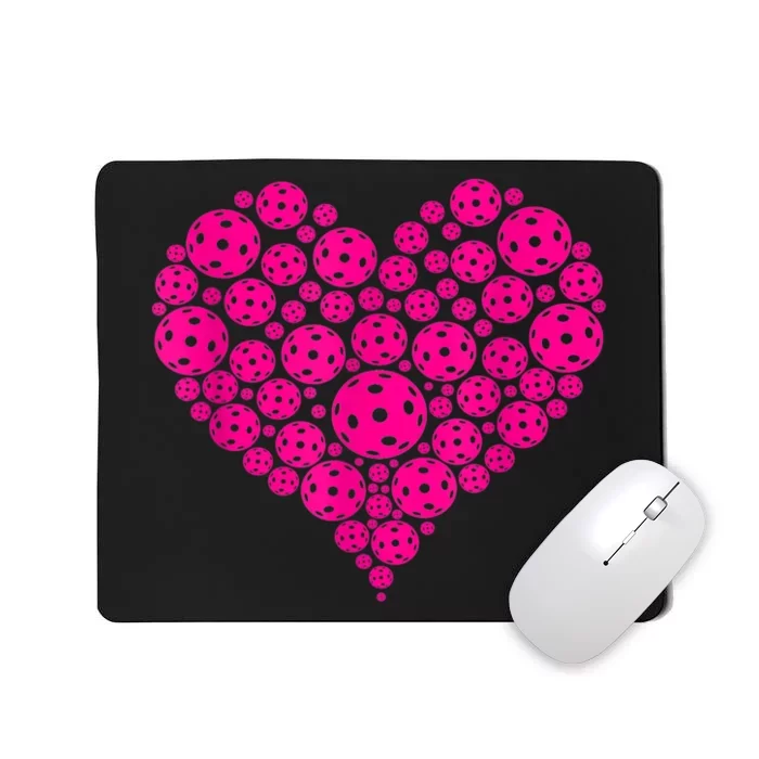 Pickleball Heart Pickleball Game Marker Players Mousepad