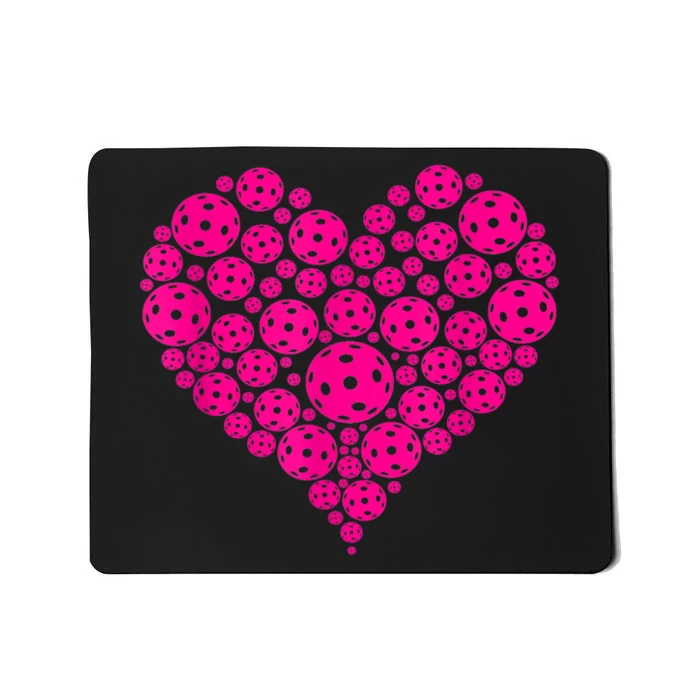 Pickleball Heart Pickleball Game Marker Players Mousepad