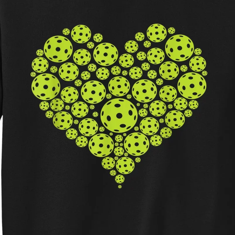 Pickleball Heart Professional Pickleball Game Players Sweatshirt