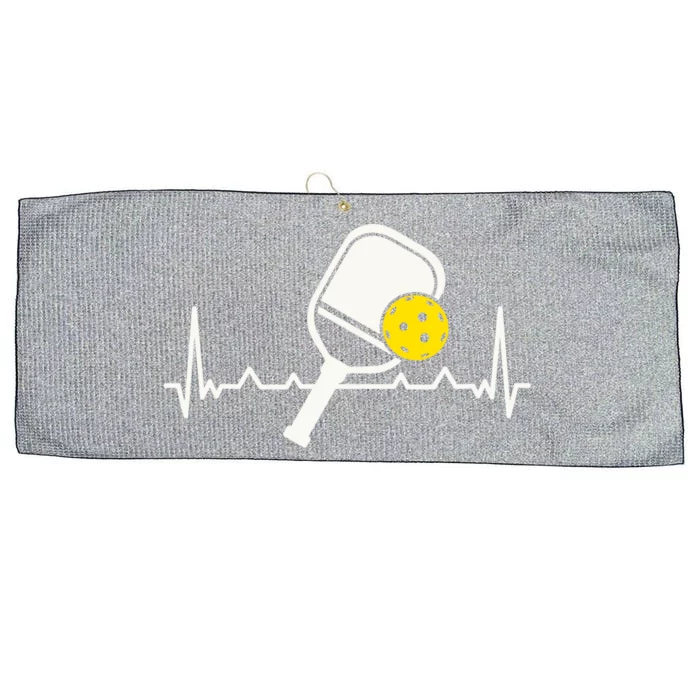 Pickleball Heartbeat Paddleball Gift Racket Singles Doubles Sport Gift Large Microfiber Waffle Golf Towel