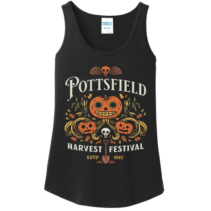 Pottsfield Halloween Ladies Essential Tank