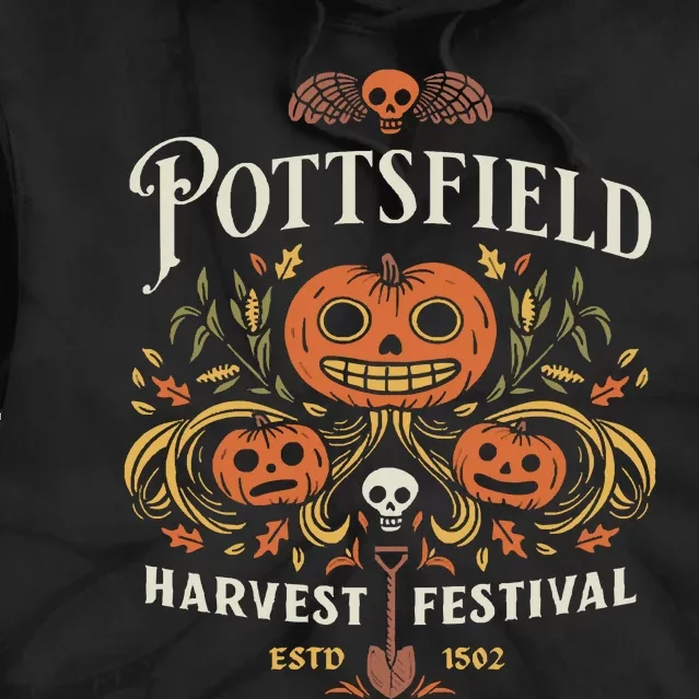 Pottsfield Halloween Tie Dye Hoodie