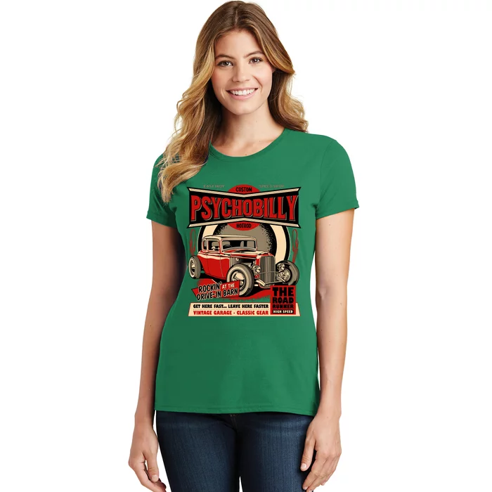 Psychobilly Hotrod Women's T-Shirt