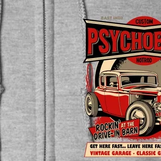 Psychobilly Hotrod Full Zip Hoodie