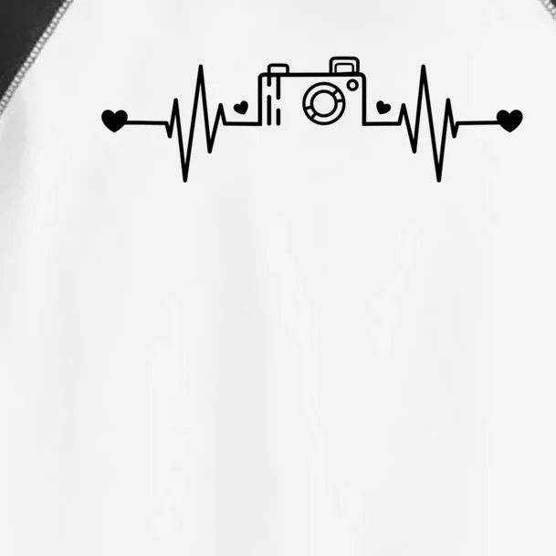 Photographer Heartbeat Photography Lovers Camera Novelty Gift Toddler Fine Jersey T-Shirt