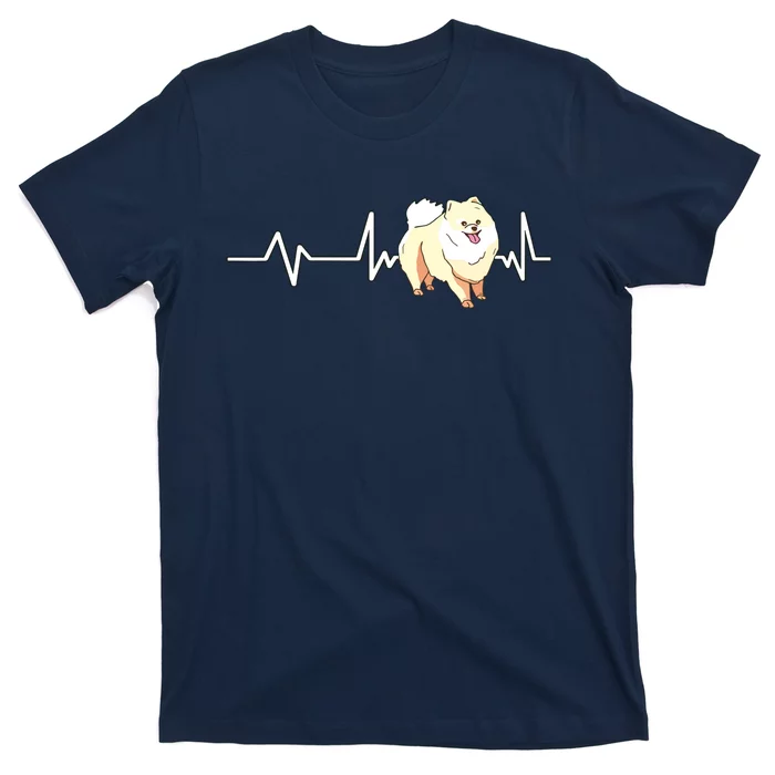 Pomeranian Heartbeat Pomeranian Gift Pomeranian T-Shirt