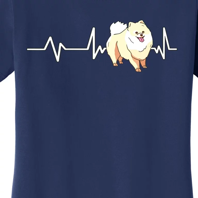 Pomeranian Heartbeat Pomeranian Gift Pomeranian Women's T-Shirt