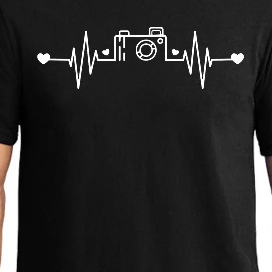 Photographer Heartbeat Photography Lovers Camera Novelty Pajama Set