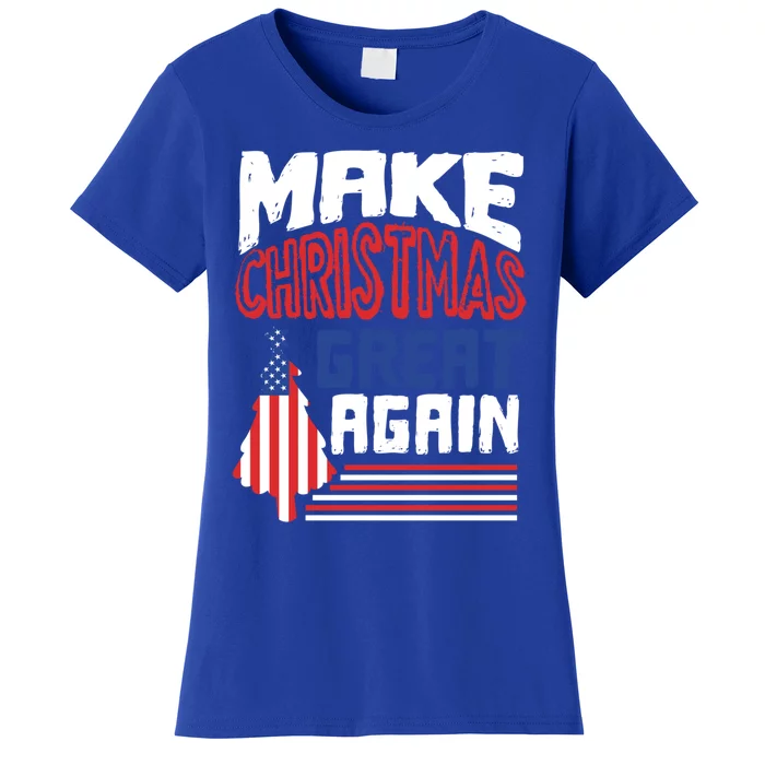 Patriotic Holiday Quote Make Christmas Great Again Great Gift Women's T-Shirt