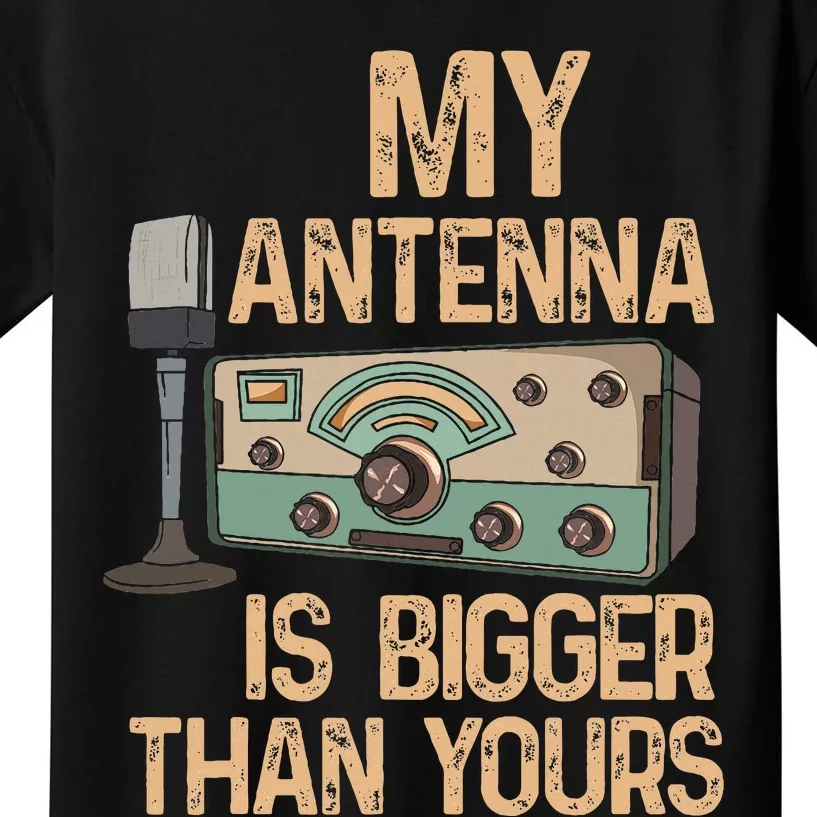 Pride Ham Radio Operator  My Antenna Isn Bigger Than Yours Kids T-Shirt