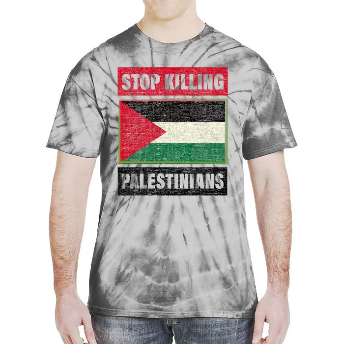 Palestinian Human Rights Aid To Gaza Strip Tie-Dye T-Shirt