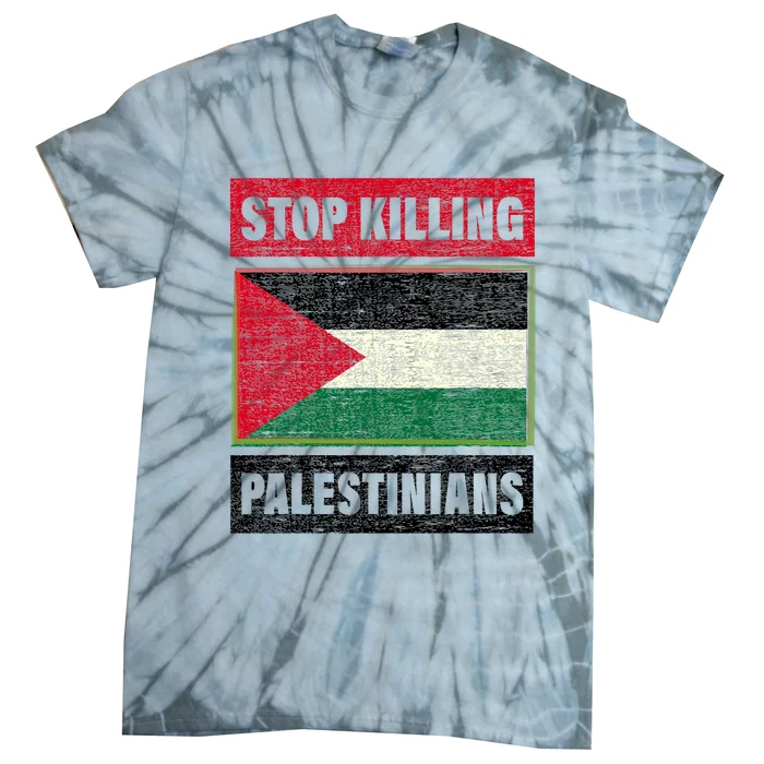 Palestinian Human Rights Aid To Gaza Strip Tie-Dye T-Shirt