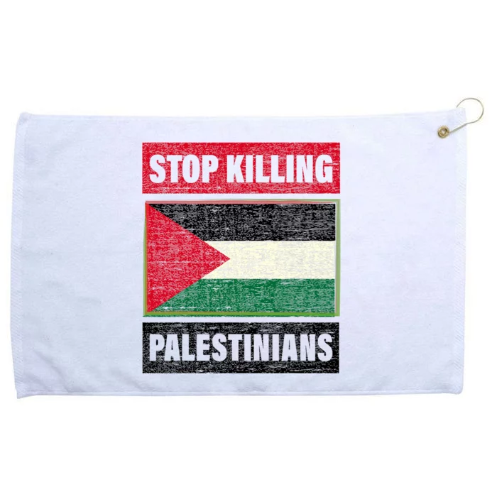 Palestinian Human Rights Aid To Gaza Strip Grommeted Golf Towel