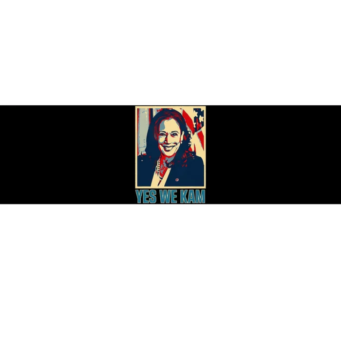 President Harris Retro Yes We Kam Bumper Sticker