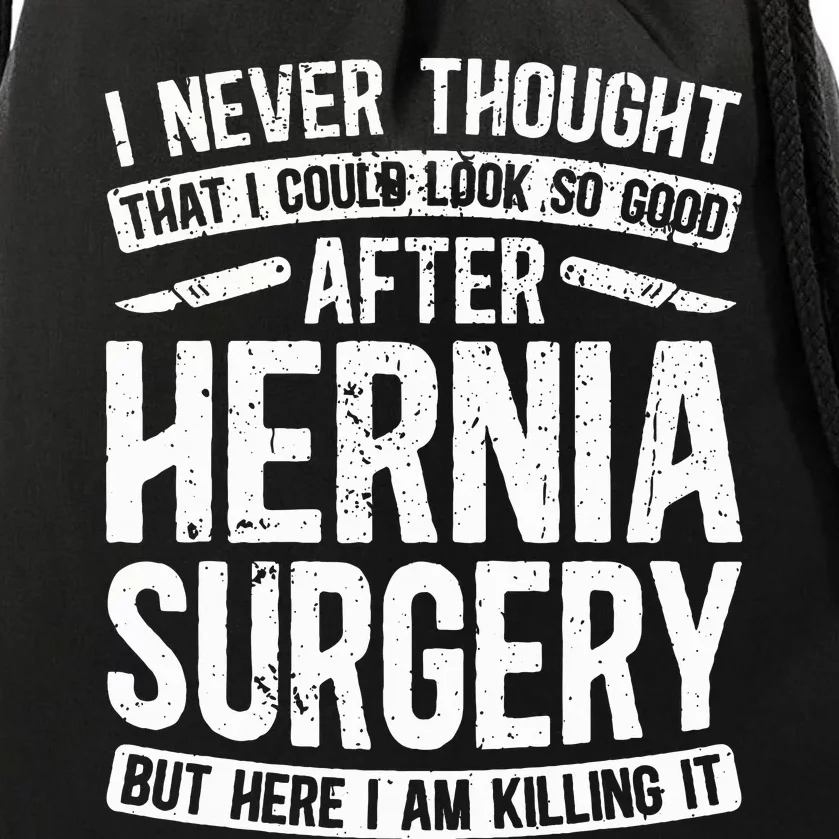 Post Hernia Surgery Recovery Funny Hernia Repair Recovery Drawstring Bag