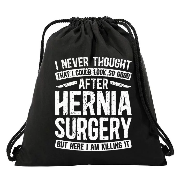 Post Hernia Surgery Recovery Funny Hernia Repair Recovery Drawstring Bag