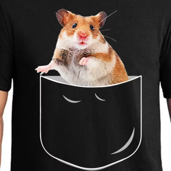 Pocket Hamster Shirt, Funny Hamster In Pocket Gift Tshirt TShirt Pajama Set