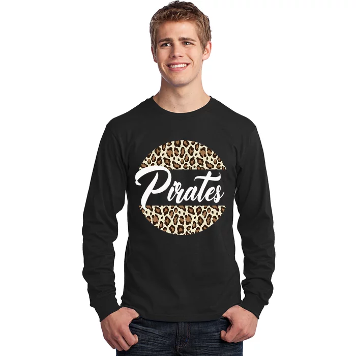 Pirates High School Mascot Sports Team 's Pirates Long Sleeve Shirt