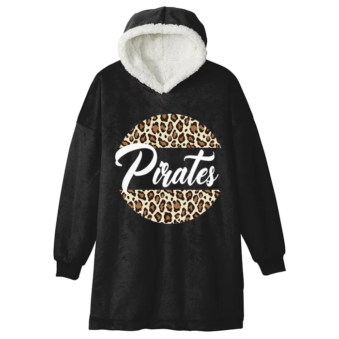 Pirates High School Mascot Sports Team 's Pirates Hooded Wearable Blanket