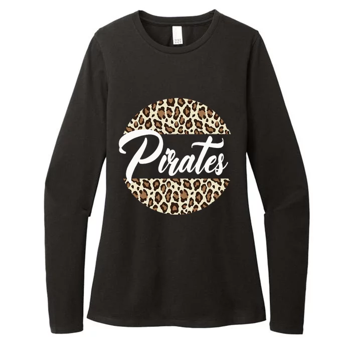 Pirates High School Mascot Sports Team 's Pirates Womens CVC Long Sleeve Shirt