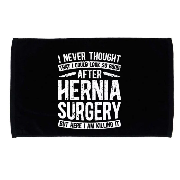 Post Hernia Surgery Recovery Microfiber Hand Towel