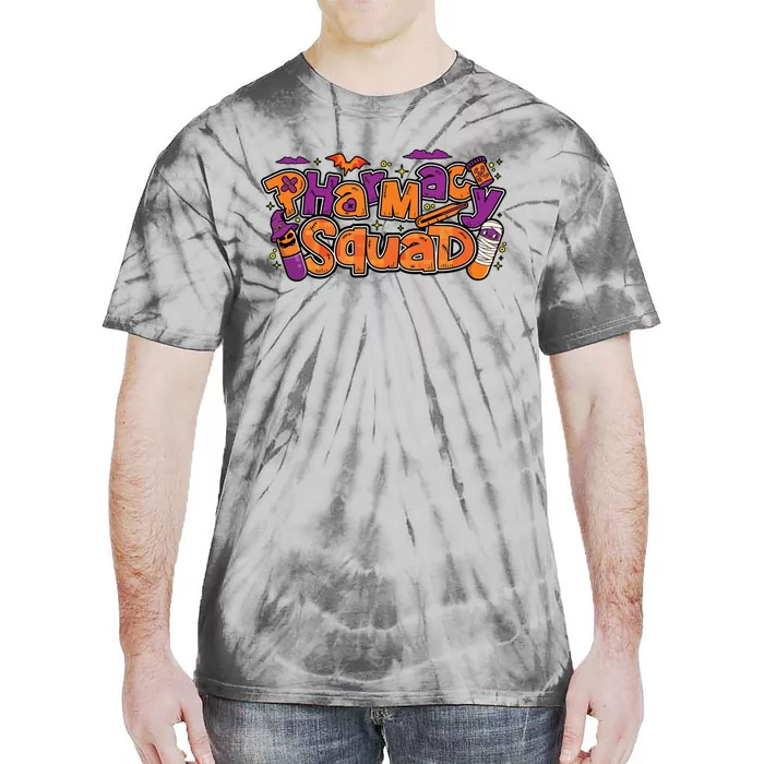 Pharmacy Halloween Squad Pharmacist Pharmacy Technician Cpht Tie-Dye T-Shirt