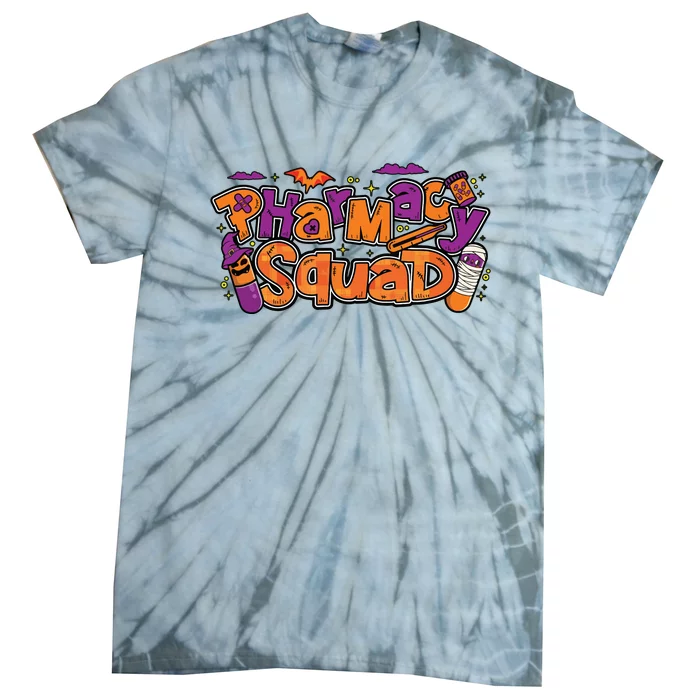 Pharmacy Halloween Squad Pharmacist Pharmacy Technician Cpht Tie-Dye T-Shirt