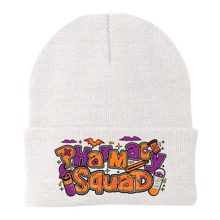 Pharmacy Halloween Squad Pharmacist Pharmacy Technician Cpht Knit Cap Winter Beanie