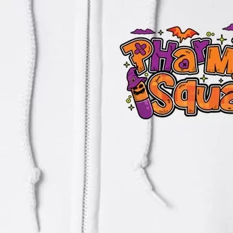 Pharmacy Halloween Squad Pharmacist Pharmacy Technician Cpht Full Zip Hoodie