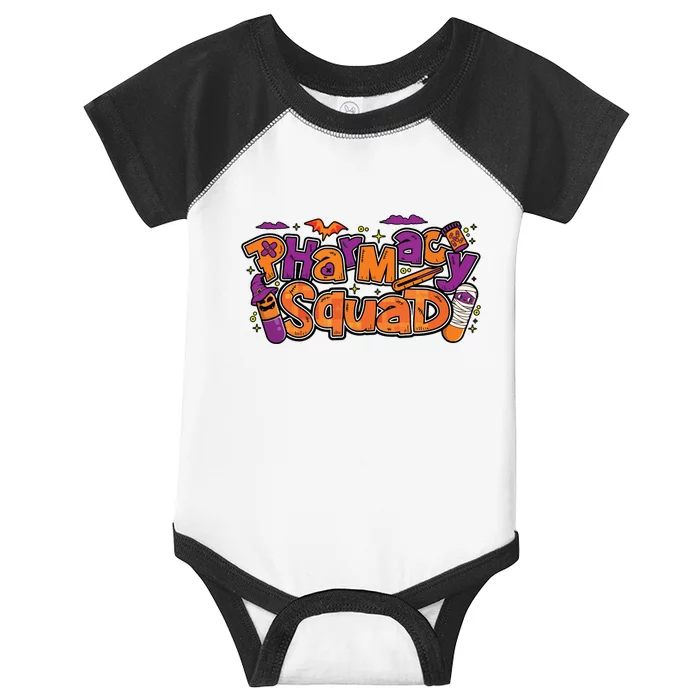 Pharmacy Halloween Squad Pharmacist Pharmacy Technician Cpht Infant Baby Jersey Bodysuit