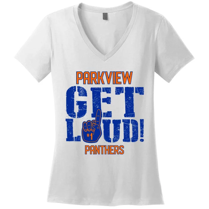 Parkview High School Get Loud Women's V-Neck T-Shirt