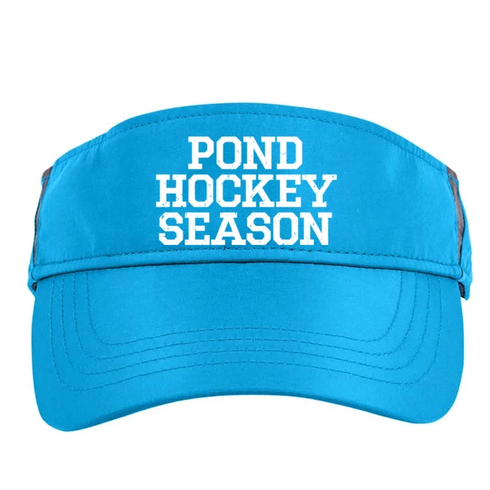 Pond Hockey Season Gift Adult Drive Performance Visor