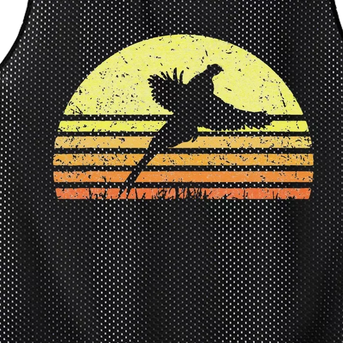 Pheasant Hunting South Dakota Upland Bird Game Hunter Retro Mesh Reversible Basketball Jersey Tank