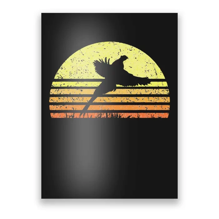 Pheasant Hunting South Dakota Upland Bird Game Hunter Retro Poster