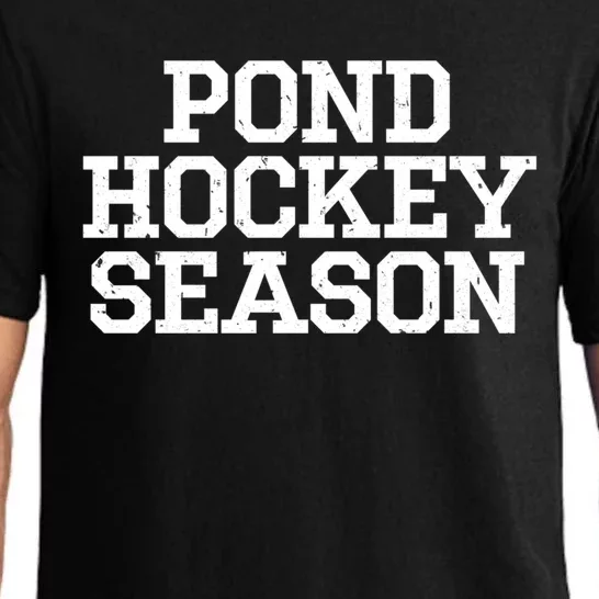 Pond Hockey Season Gift Pajama Set