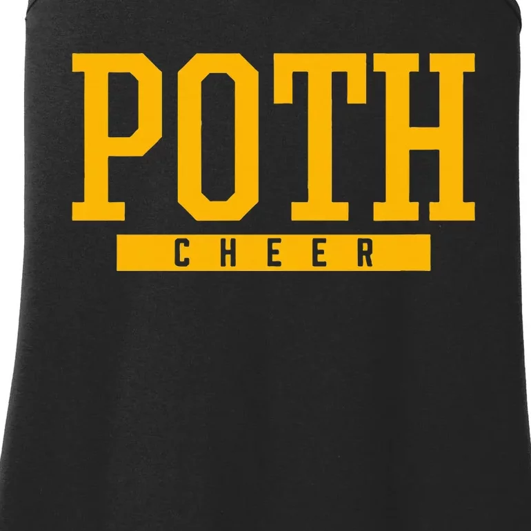 Poth High School Cheer Ladies Essential Tank