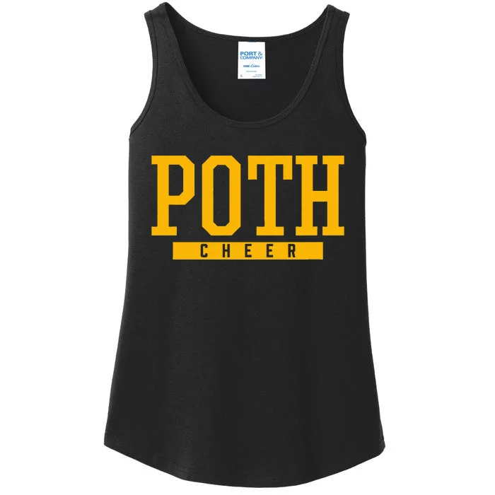 Poth High School Cheer Ladies Essential Tank