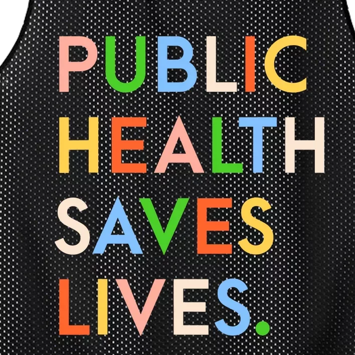 Public Health Saves Lives Mesh Reversible Basketball Jersey Tank