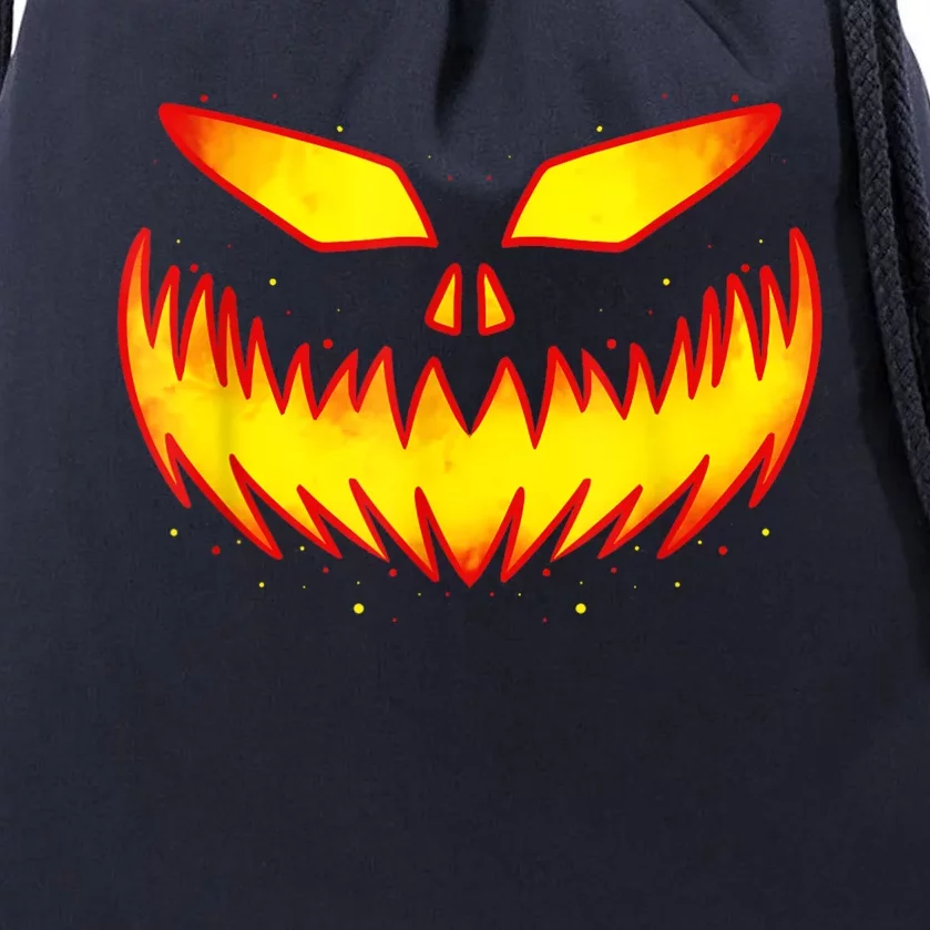 Pumpkin Halloween Shirts For Jack O Lantern Face Drawstring Bag