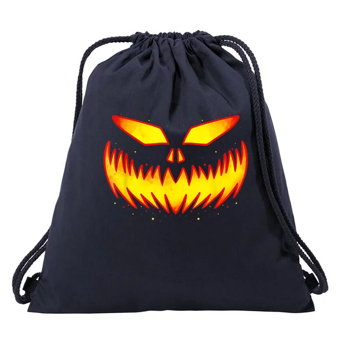 Pumpkin Halloween Shirts For Jack O Lantern Face Drawstring Bag