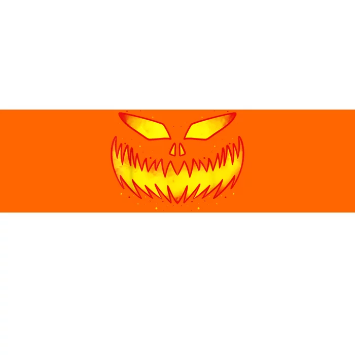 Pumpkin Halloween Shirts For Jack O Lantern Face Bumper Sticker