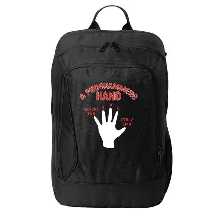 Programmers Hand Software Developer Computer Engineer Coder Cute Gift City Backpack