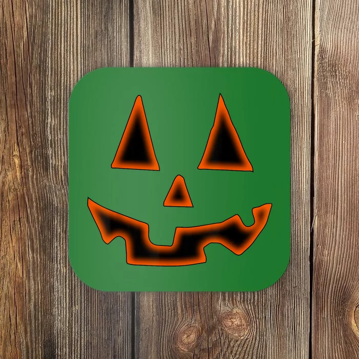 Pumpkin Halloween Shirts For Jack O Lantern Face Coaster